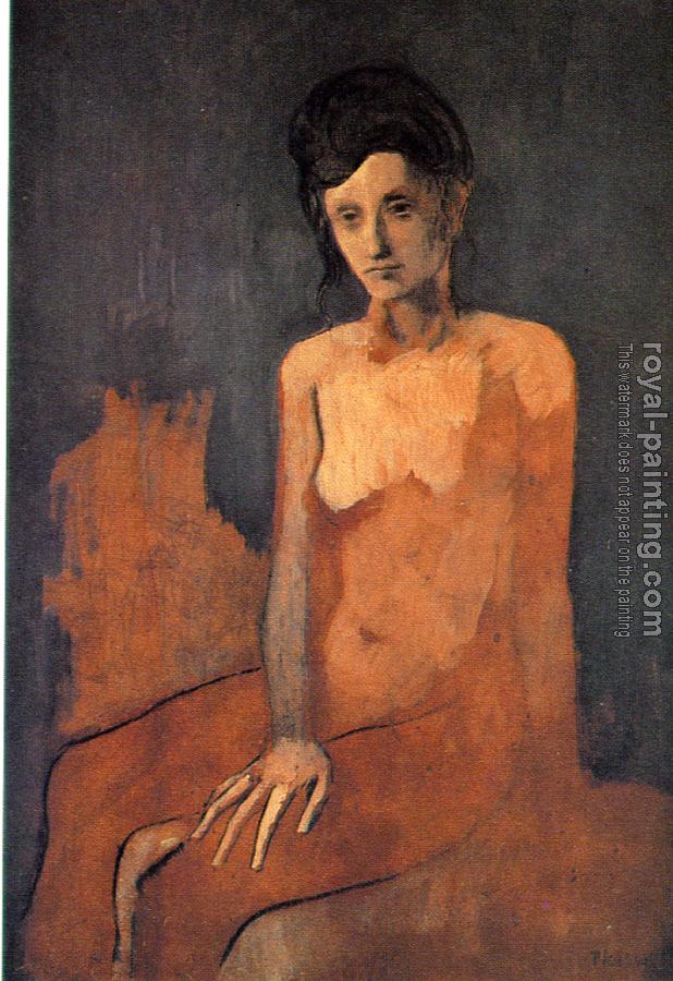 Pablo Picasso : seated nude